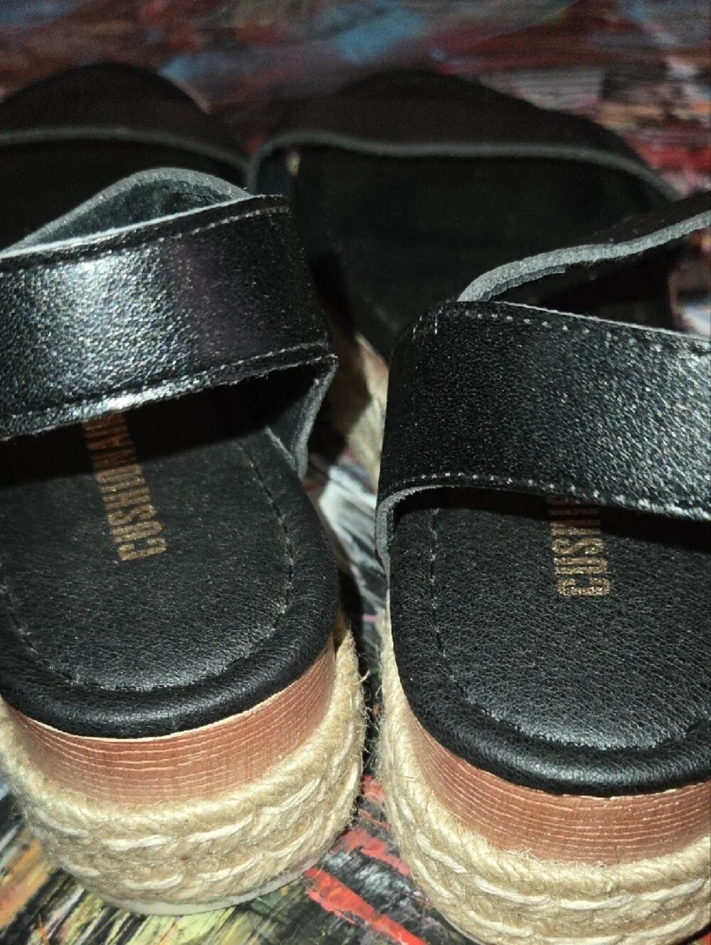 Black Espadrille Slingback Sandal - Billionaire